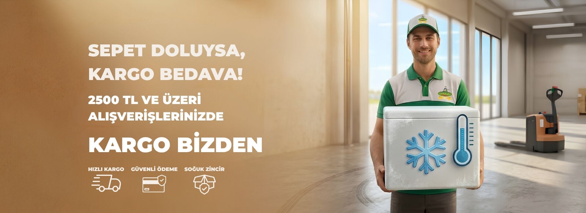 2500 TL ÜZERİ KARGO BEDAVA