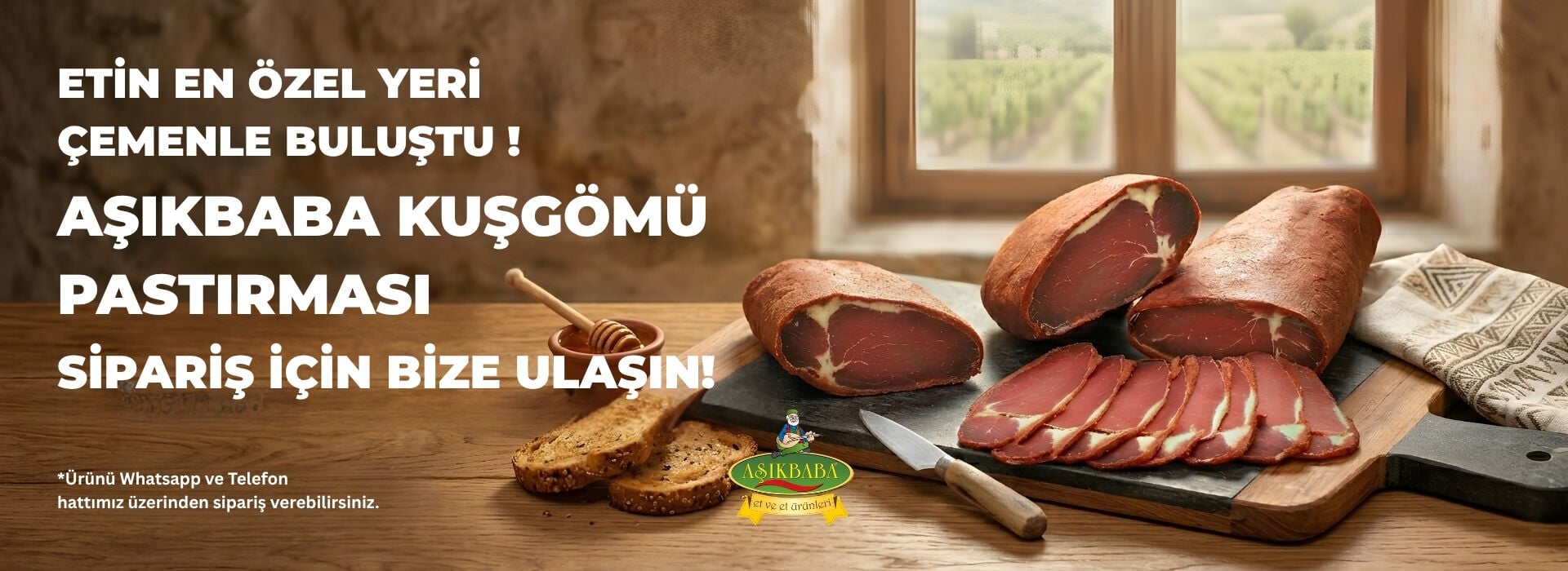 KUŞGÖMÜ PASTIRMA SATIŞTA