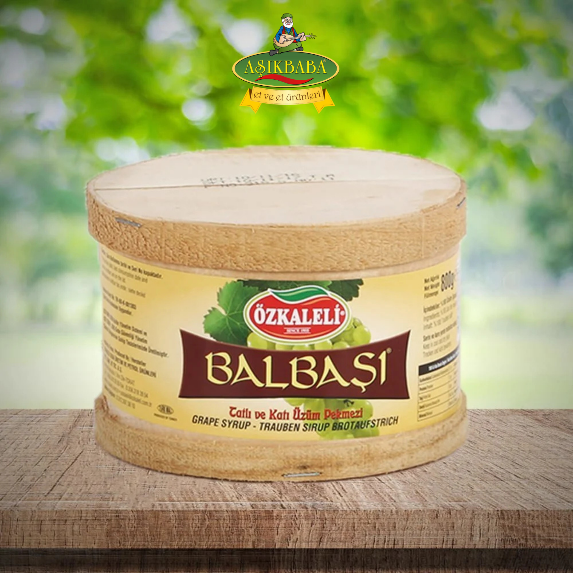 ÖZKALELİ BALBAŞI ÜZÜM PEKMEZ 700 GR (Ahşap Kap)