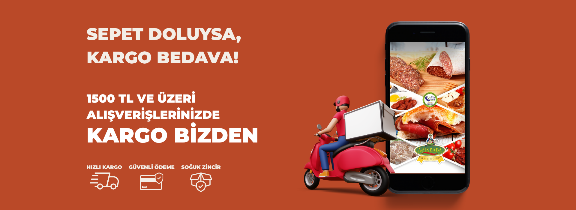 1500 TL ÜZERİ KARGO BEDAVA