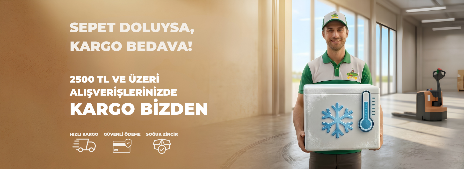 2500 TL ÜZERİ KARGO BEDAVA