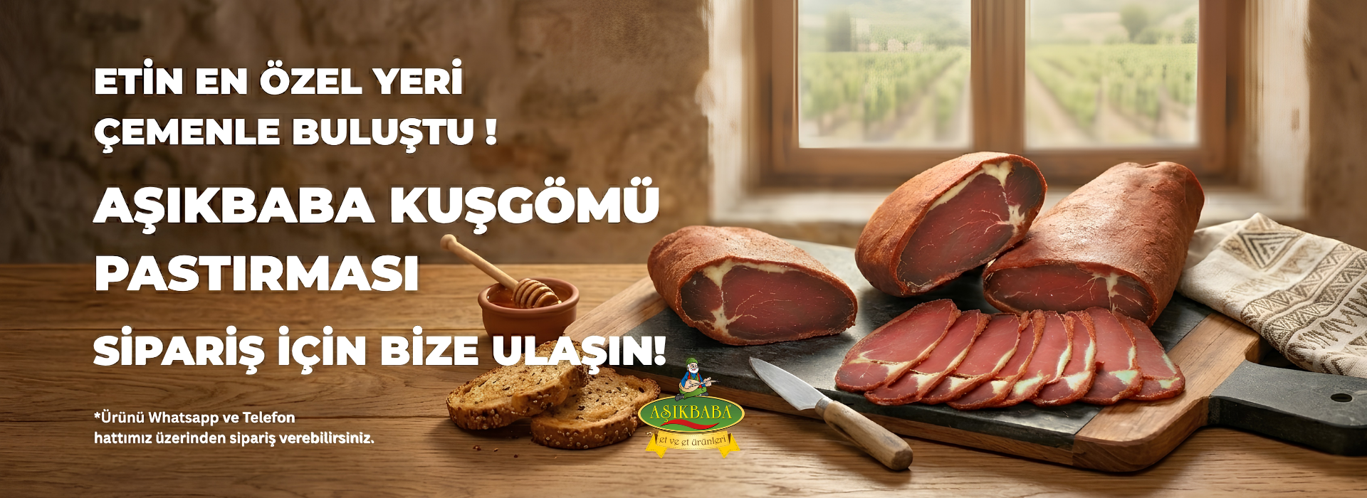 KUŞGÖMÜ PASTIRMA SATIŞTA